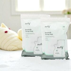 Motif Medical Breast Milk Storage Bags 6oz Single Use Bags 200 Count BPA-Free